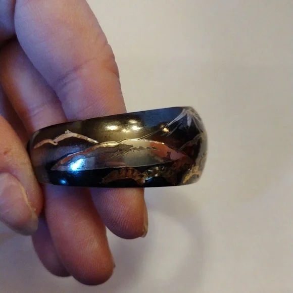 SOLD!! Vintage Bundle of 6 Beautiful Bangle & Cuff Bracelets! - Picture 9 of 12